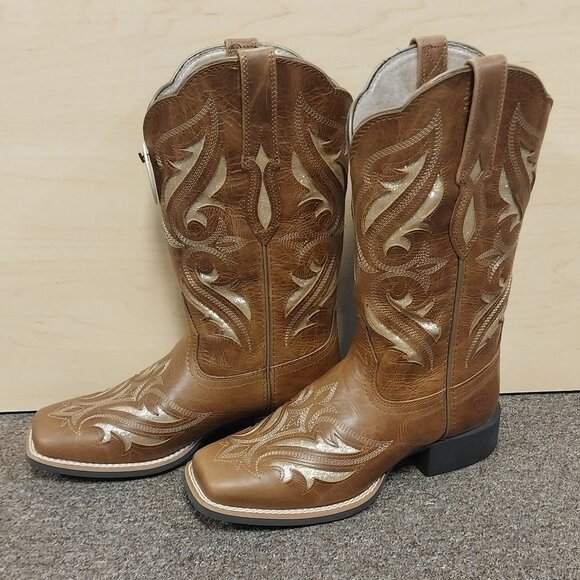 Ariat Women's Round Up Bliss Western Boot - Midday Tan - Picture 2 of 4